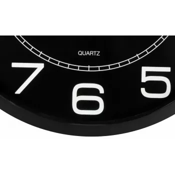 Wall/Table Clock Unilux 400094568 — Quartz, Round, Black, 57.5 cm Diameter, Battery (AA)