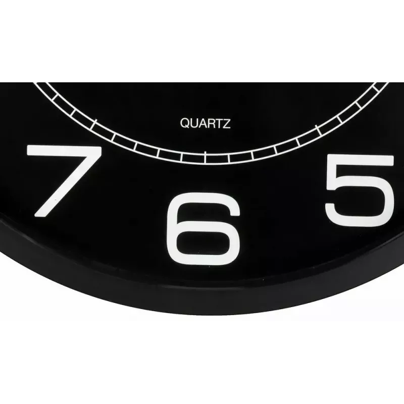 Wall/Table Clock Unilux 400094568 — Quartz, Round, Black, 57.5 cm Diameter, Battery (AA)
