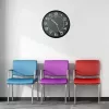 Wall/Table Clock Unilux 400094568 — Quartz, Round, Black, 57.5 cm Diameter, Battery (AA)