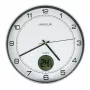 Wall/Table Clock Unilux 400094592 — Quartz, Round Metallic Silver, Ø 30 cm, Battery AA/AAA