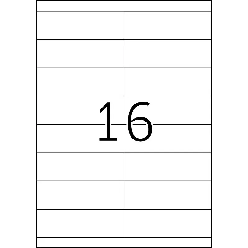 Self-adhesive printer label HERMA Labels Premium A4 105x33.8 mm