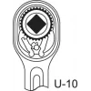 Gedore 1993 ALU-10 Aluminium Wrench 10mm