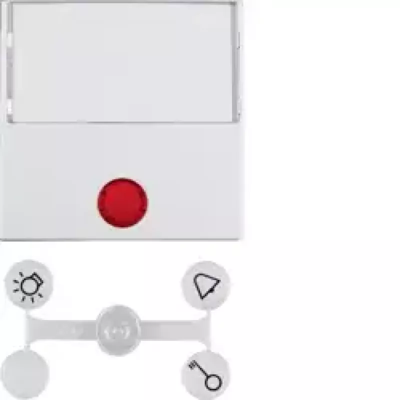 Electrical switch accessory berker 16968989 — white, mounting accessory for electrical switches