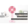 Unold Breezy II Pink 10 cm Handheld fan