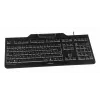 Wired Cherry CHERRY KC 1000 SC full-size USB keyboard, QWERTY, 109 keys, 1.8 m cable, black
