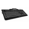 Wired Cherry CHERRY KC 1000 SC full-size USB keyboard, QWERTY, 109 keys, 1.8 m cable, black