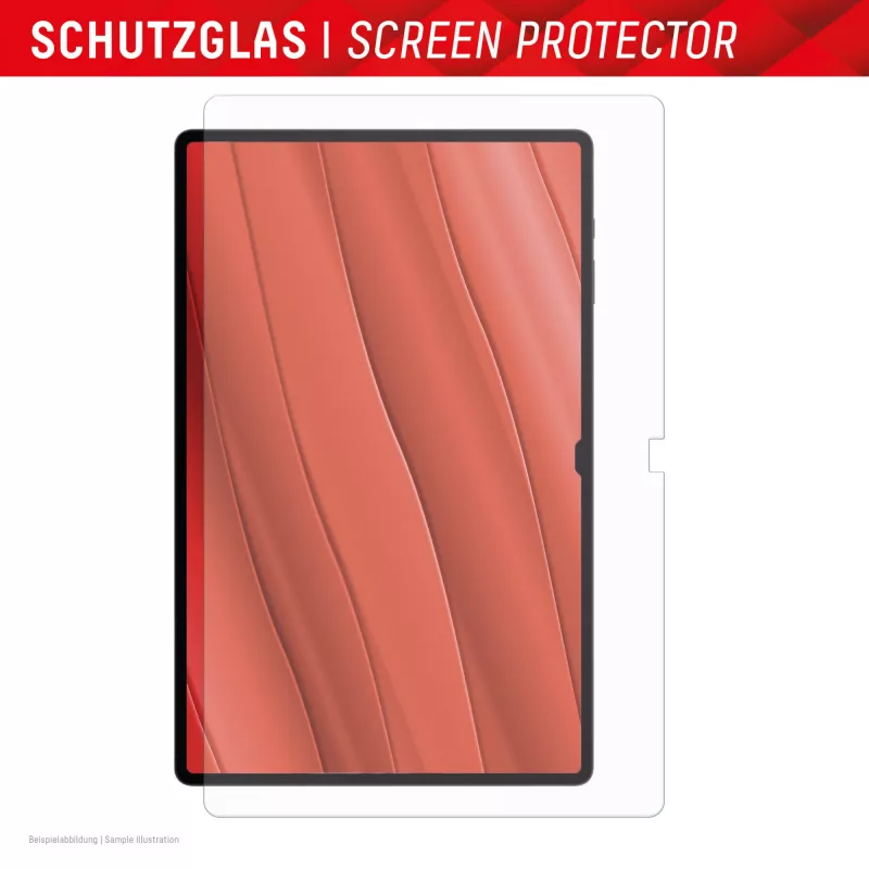 Displex Tablet Glass (9H) for Samsung Galaxy Tab S10 Ultra/S11 Ultra, Eco Mounting Frame, unbreakable