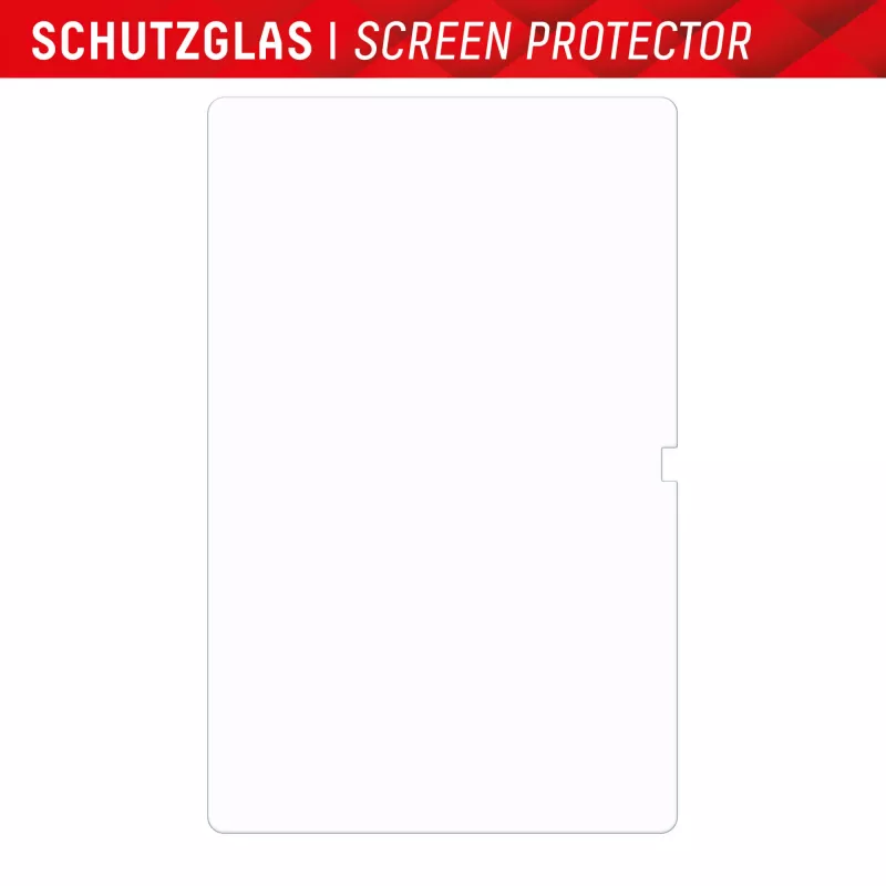 Displex Tablet Glass (9H) for Samsung Galaxy Tab S10 Ultra/S11 Ultra, Eco Mounting Frame, unbreakable