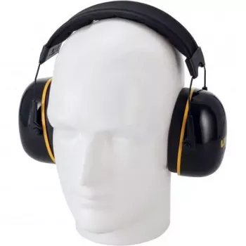Uvex K20 Head-band Safety Goggles Black Yellow Construction
