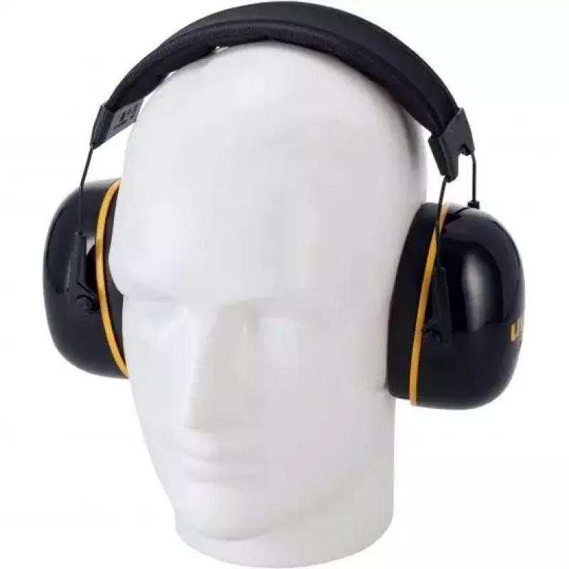 Uvex K20 Head-band Safety Goggles Black Yellow Construction