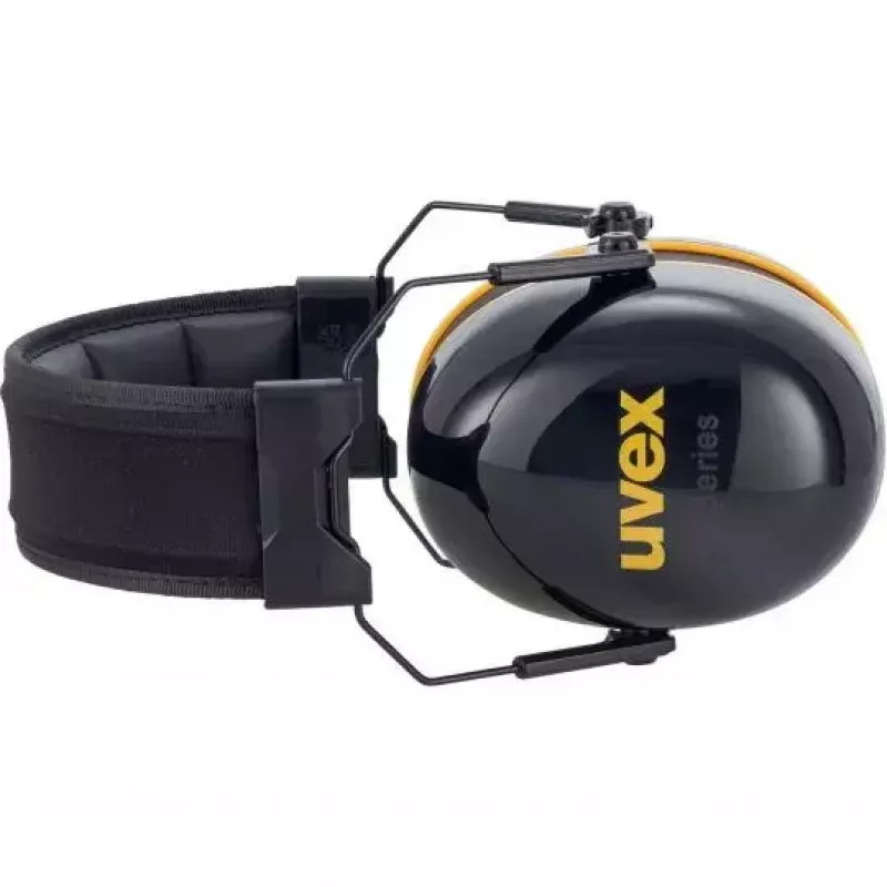 Uvex K20 Head-band Safety Goggles Black Yellow Construction