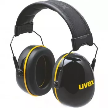 Uvex K20 Head-band Safety Goggles Black Yellow Construction