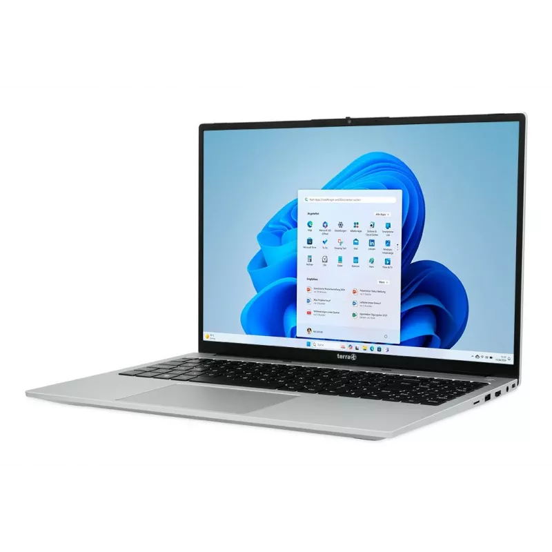 TERRA MOBILE 1610A AMD Ryzen™ 7 7730U Laptop 40.6 cm (16 inch) WUXGA 16 GB DDR4-SDRAM 512 GB SSD Wi-Fi 6 (802.11ax) Windows 11 Home German Black, Silver