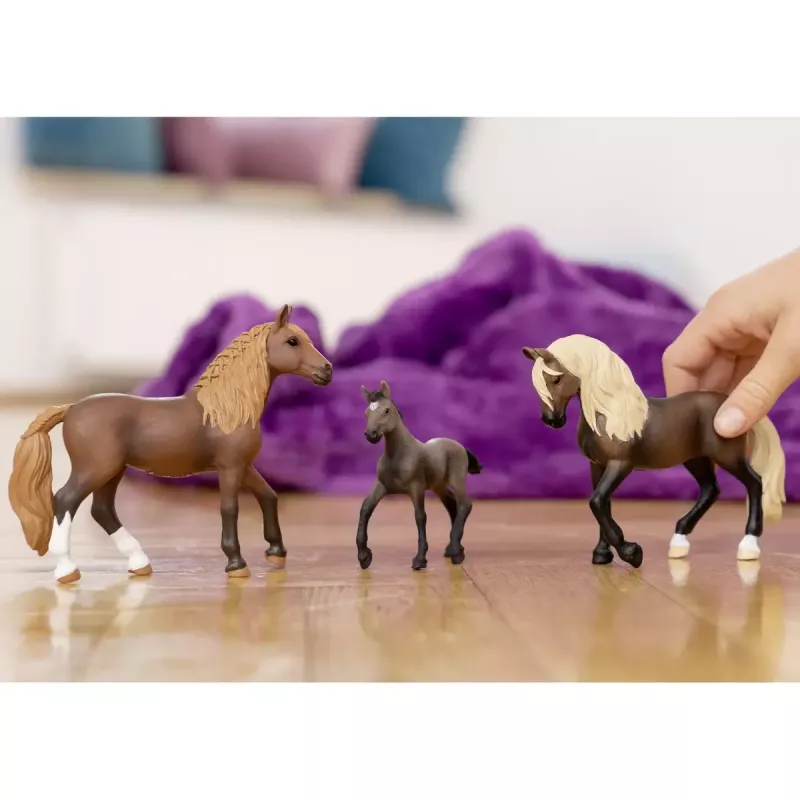 Schleich horse figurine Peruvian Paso Stallion model 13952, for ages 5+, beige/brown