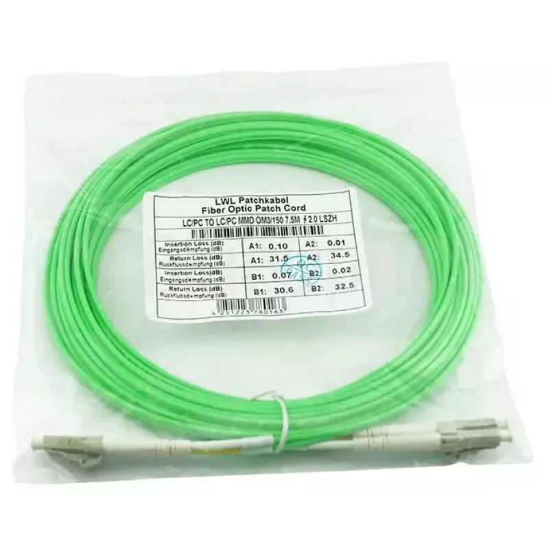 Fibre optic cable BlueOptics SFP3131GU15MK LC OM5 15 m Green