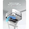 ICY BOX 7-in-1 USB Type-C DockingStation with M.2 NVMe slot, SSD, Memory card, M.2, 4 TB, USB 3.2 Gen 2 (3.1 Gen 2) Type-C, Silver, Aluminium