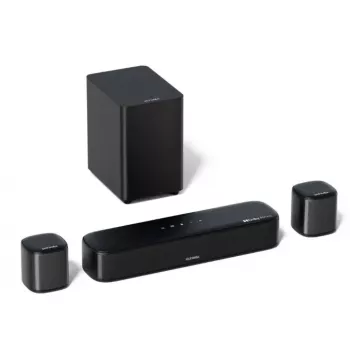 Soundbar Ultimea Aura A50 Black 5.1 channels, 320 W RMS, Dolby Atmos/Surround, 10.2 cm subwoofer