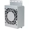 CPU Cooler SILVERSTONE RAC45-FC-801 compact 80 mm fan, silver/black