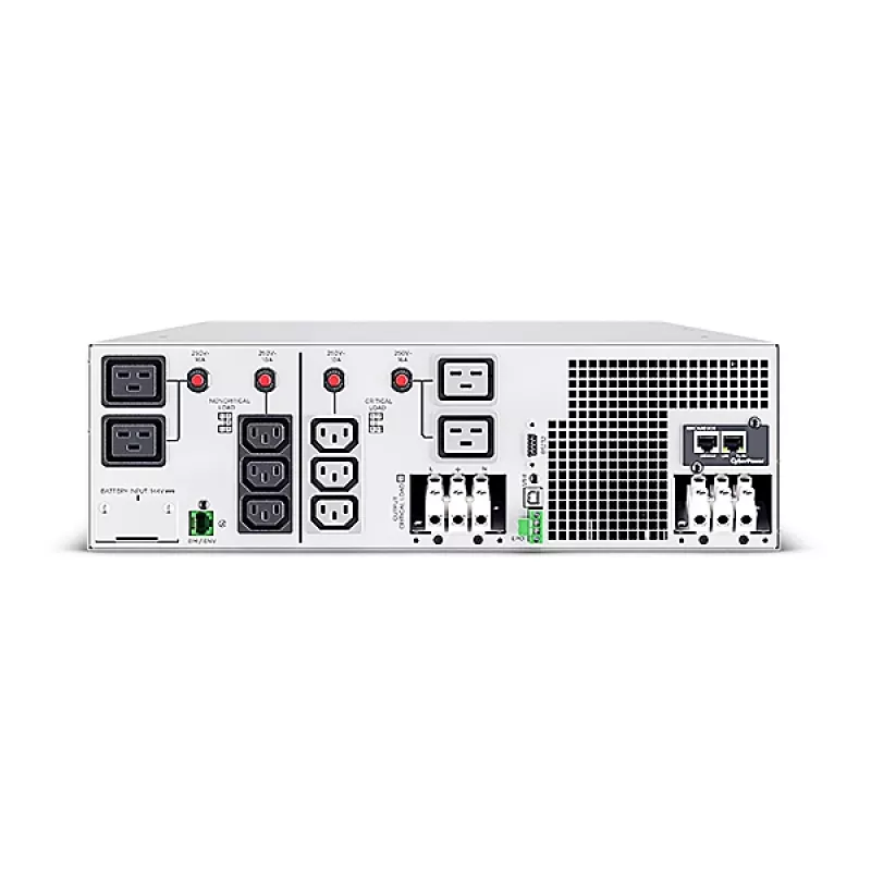 CyberPower OL5KERTHDL uninterruptible power supply (UPS) Double-conversion (Online) 5 kVA 5000 W 10 AC outlet(s)