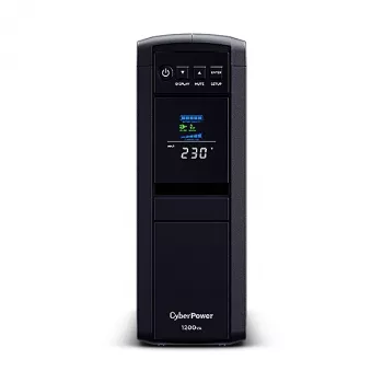 CyberPower CP1200EIPFCLCD uninterruptible power supply (UPS) Line-Interactive 1.2 kVA 720 W 6 AC outlet(s)