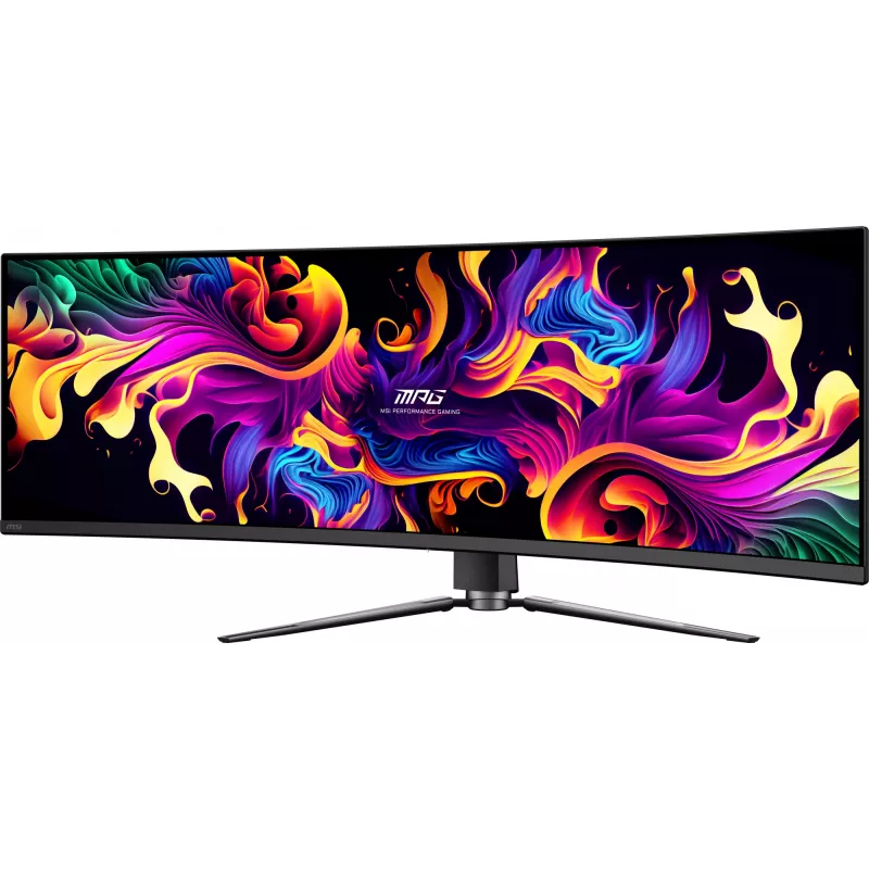 MSI MPG 491CQPX QD-OLED computer monitor 124.5 cm (49 inch) 5120 x 1440 pixels Dual QHD Black