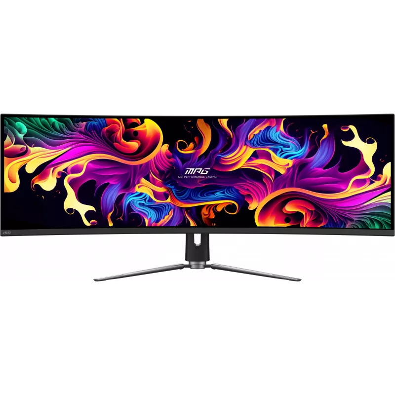 MSI MPG 491CQPX QD-OLED computer monitor 124.5 cm (49 inch) 5120 x 1440 pixels Dual QHD Black