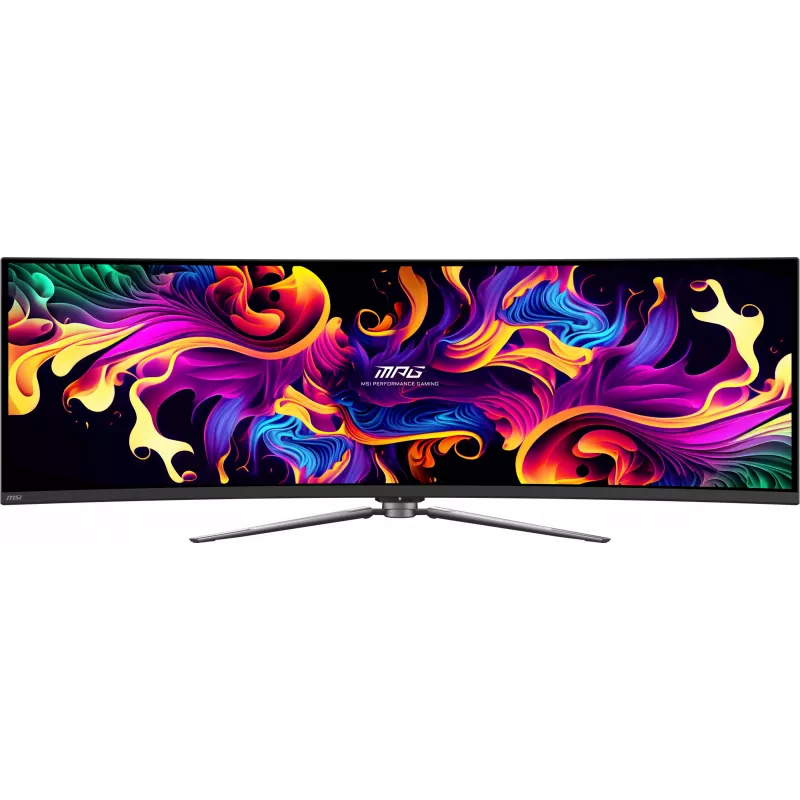 MSI MPG 491CQPX QD-OLED computer monitor 124.5 cm (49 inch) 5120 x 1440 pixels Dual QHD Black