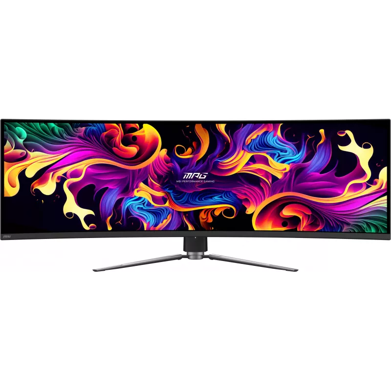 MSI MPG 491CQPX QD-OLED computer monitor 124.5 cm (49 inch) 5120 x 1440 pixels Dual QHD Black