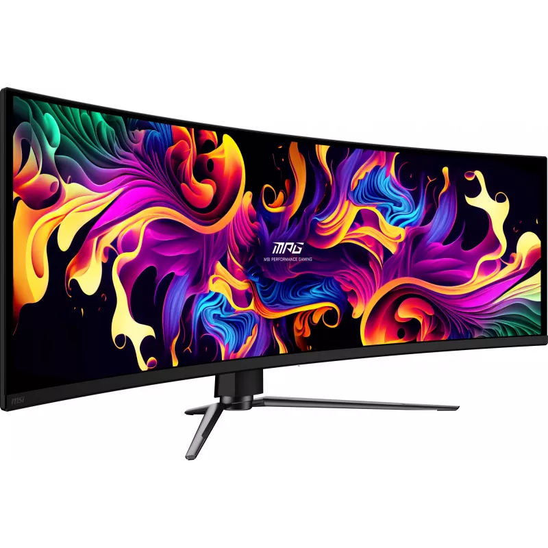 MSI MPG 491CQPX QD-OLED computer monitor 124.5 cm (49 inch) 5120 x 1440 pixels Dual QHD Black