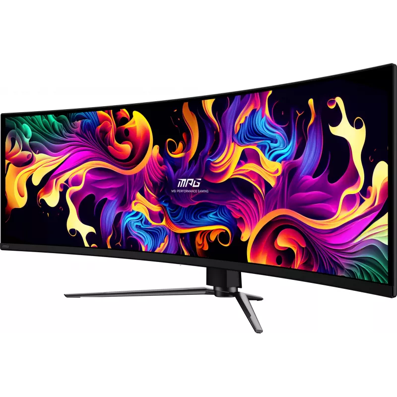 MSI MPG 491CQPX QD-OLED computer monitor 124.5 cm (49 inch) 5120 x 1440 pixels Dual QHD Black