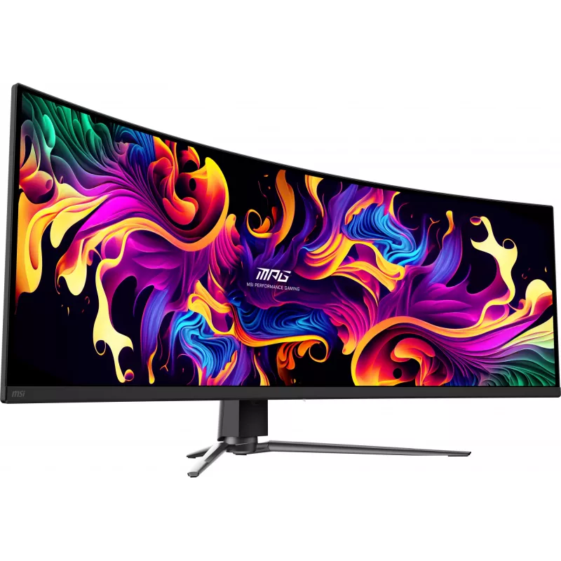 MSI MPG 491CQPX QD-OLED computer monitor 124.5 cm (49 inch) 5120 x 1440 pixels Dual QHD Black