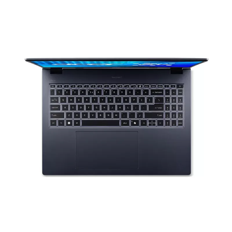 Laptop Acer TravelMate P4 TMP416-74-TCO — Intel Core Ultra 5 225H, 16 inch WUXGA, 16 GB DDR5, 512 GB SSD, Intel Arc 130T, Windows 11 Pro, Blue