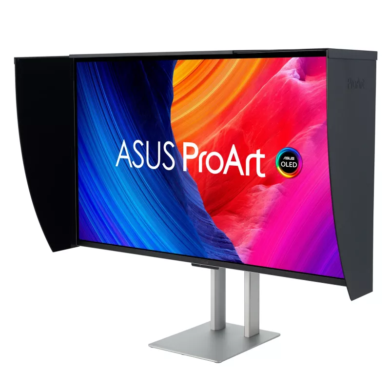ASUS ProArt OLED PA32UCDMR-K computer monitor 80 cm (31.5 inch) 3840 x 2160 pixels 4K Ultra HD QD-OLED Black, Silver