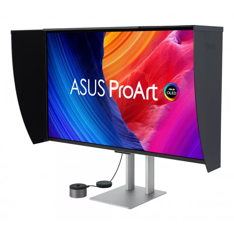 ASUS ProArt OLED PA32UCDMR-K computer monitor 80 cm (31.5 inch) 3840 x 2160 pixels 4K Ultra HD QD-OLED Black, Silver