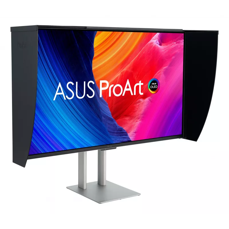ASUS ProArt OLED PA32UCDMR-K computer monitor 80 cm (31.5 inch) 3840 x 2160 pixels 4K Ultra HD QD-OLED Black, Silver