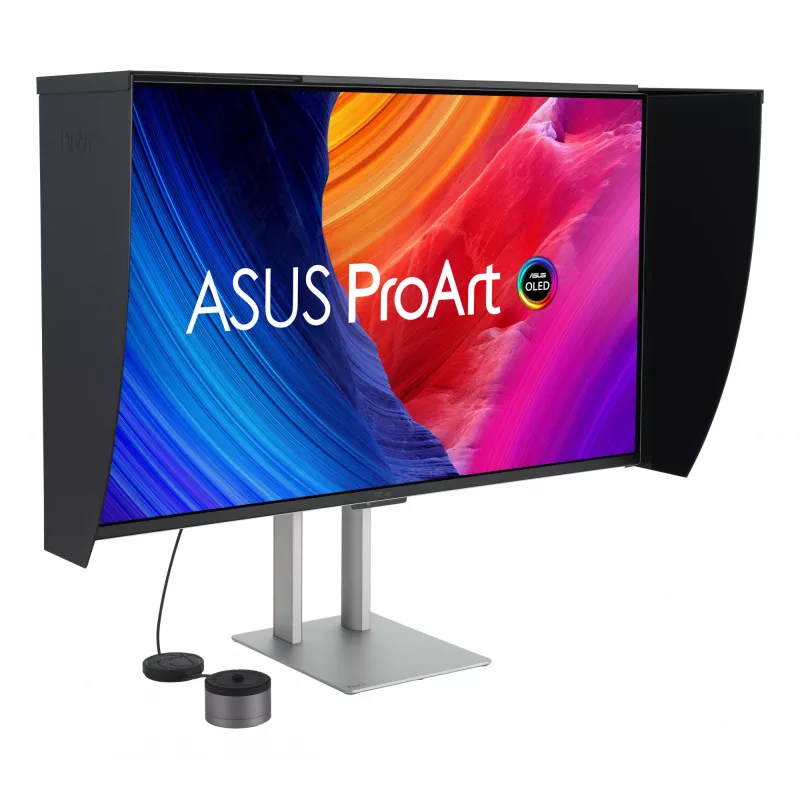 ASUS ProArt OLED PA32UCDMR-K computer monitor 80 cm (31.5 inch) 3840 x 2160 pixels 4K Ultra HD QD-OLED Black, Silver