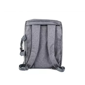 Messenger case MODECOM RENO for 15.6 inch (39.6 cm) laptops, nylon, grey/orange