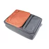 Messenger case MODECOM RENO for 15.6 inch (39.6 cm) laptops, nylon, grey/orange