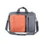 Messenger case MODECOM RENO for 15.6 inch (39.6 cm) laptops, nylon, grey/orange