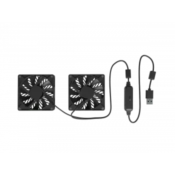 Laptop Cooler Pad NATEC Tern 2 Plus — 2 fans, for laptops up to 17.3 inch, black