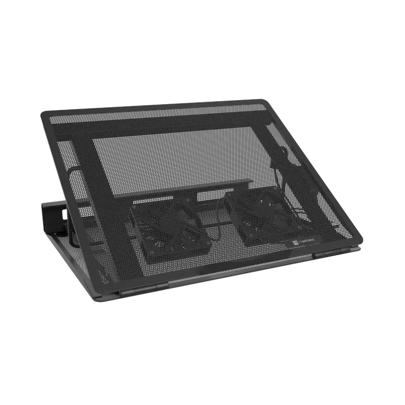 Laptop Cooler Pad NATEC Tern 2 Plus — 2 fans, for laptops up to 17.3 inch, black