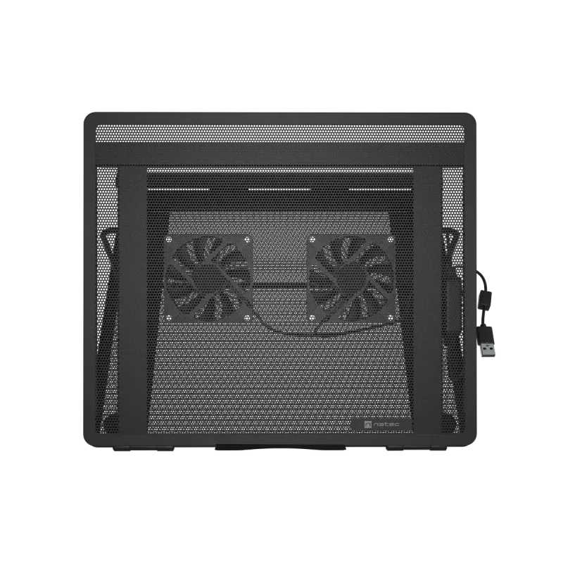 Laptop Cooler Pad NATEC Tern 2 Plus — 2 fans, for laptops up to 17.3 inch, black