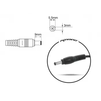Notebook charger MITSU 19V 4.74A (5.5×3.0 mm pin) compatible with Samsung