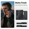 Protective Case Crong Hybrid Matte Magnetic for Samsung Galaxy S25 Ultra — TPU+PC, Black