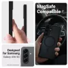 Protective case Crong Hybrid Matte Magnetic for Samsung Galaxy A56 — TPU + PC, black