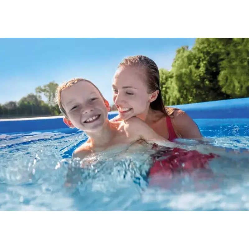 Inflatable pool Intex 28132GN — round above-ground pool, recommended age 6+, weight 14 kg