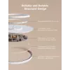 Smart ceiling light Govee 30cm RGBWW + RGBIC Wi‑Fi/Bluetooth 28 W, white, Ø300×30 mm