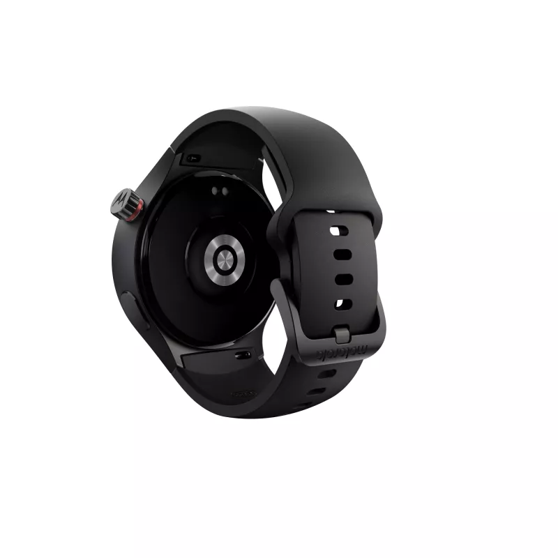 Motorola Moto Watch 3.63 cm (1.43 inch) OLED 47 mm Digital Touchscreen Black GPS (satellite)