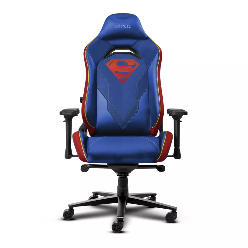 Gaming chair TRUST RUYA PRO GXT721SM Superman — ergonomic design, adjustable height