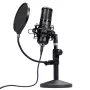 Studio microphone TRUST GXT 269 Emita II — USB wired, metal housing, table mount, black (42×162×42 mm)